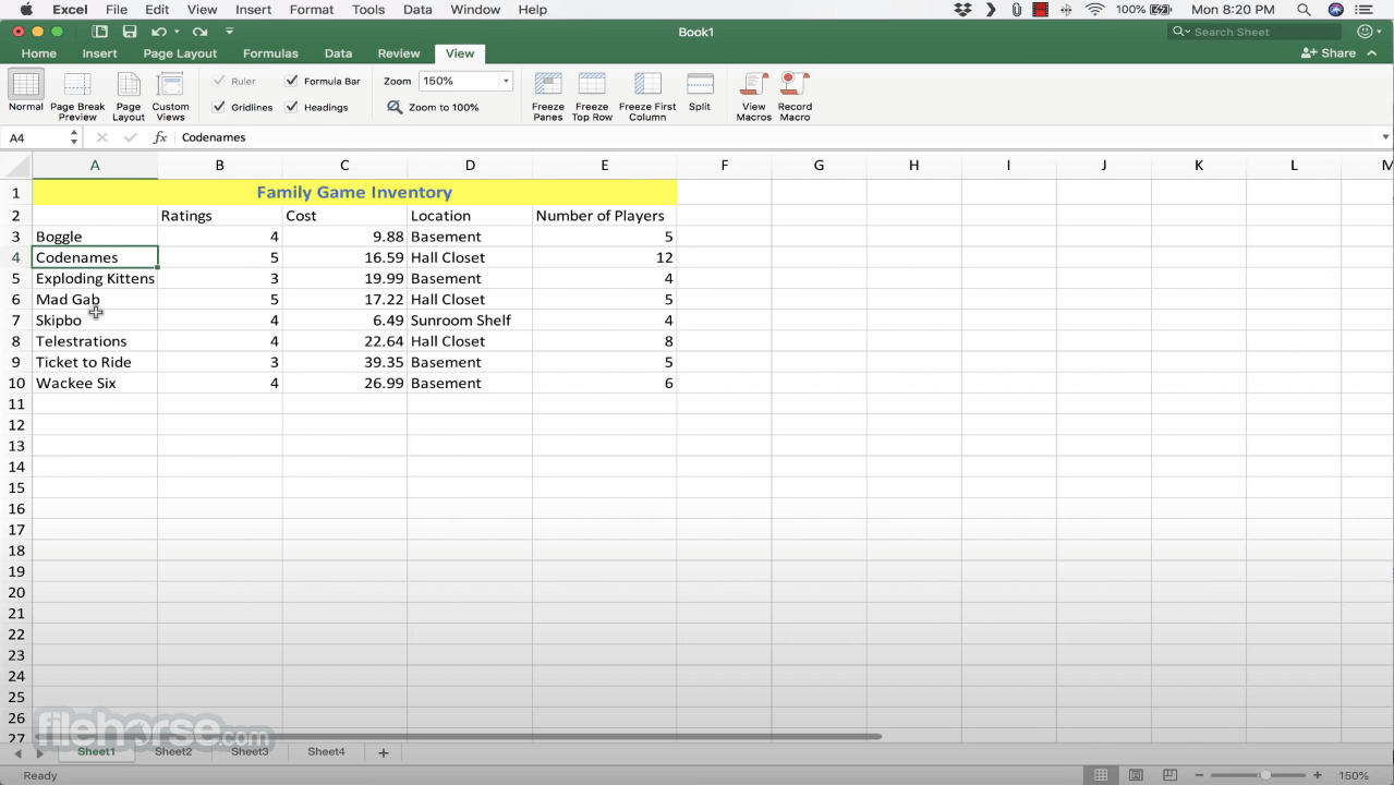 excel 15.33 for mac